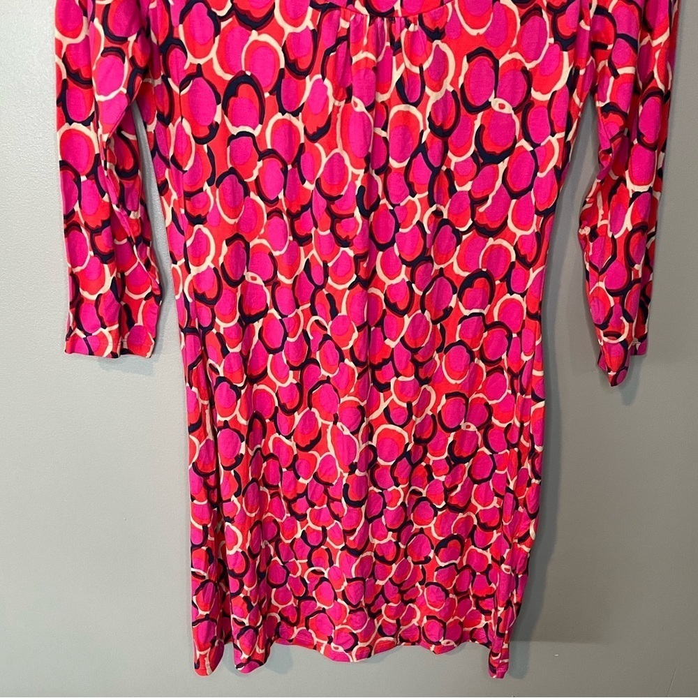 Boden Geometric Print Jersey Dress - Picture 7 of 11